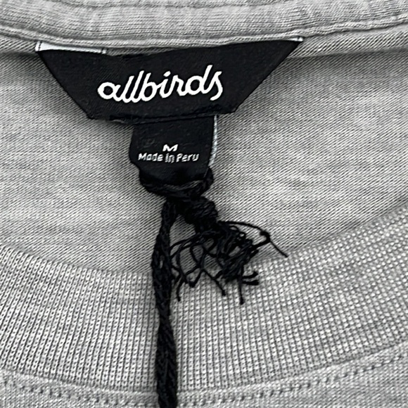 NWT‎ Allbirds S, XL Gray LS Merino Wool, Tencel, Athletic Shirt - Picture 3 of 15